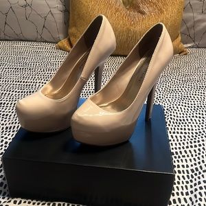 JustFab Nude Shalini Platforms